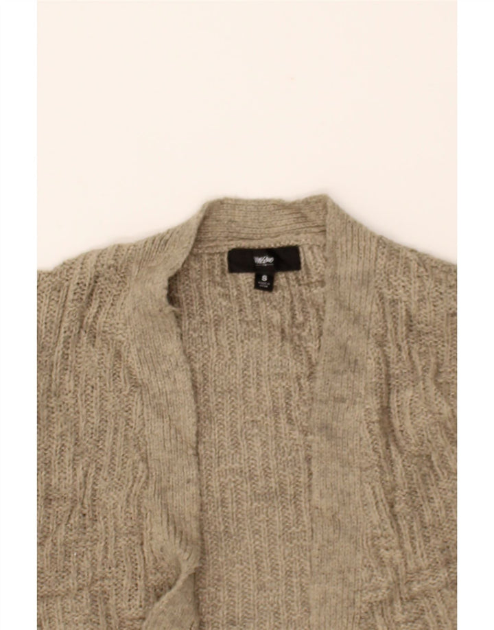 MOSSIMO Womens Cardigan Sweater UK 10 Small Grey Acrylic Vintage Mossimo and Second-Hand Mossimo from Messina Hembry 