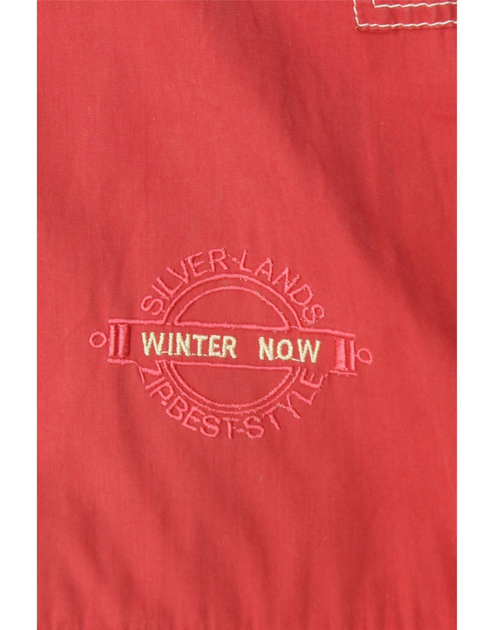 Giacca a vento vintage da uomo UK 42 XL rossa