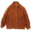 Giacca vintage in pelle scamosciata da uomo IT 54 2XL in pelle marrone