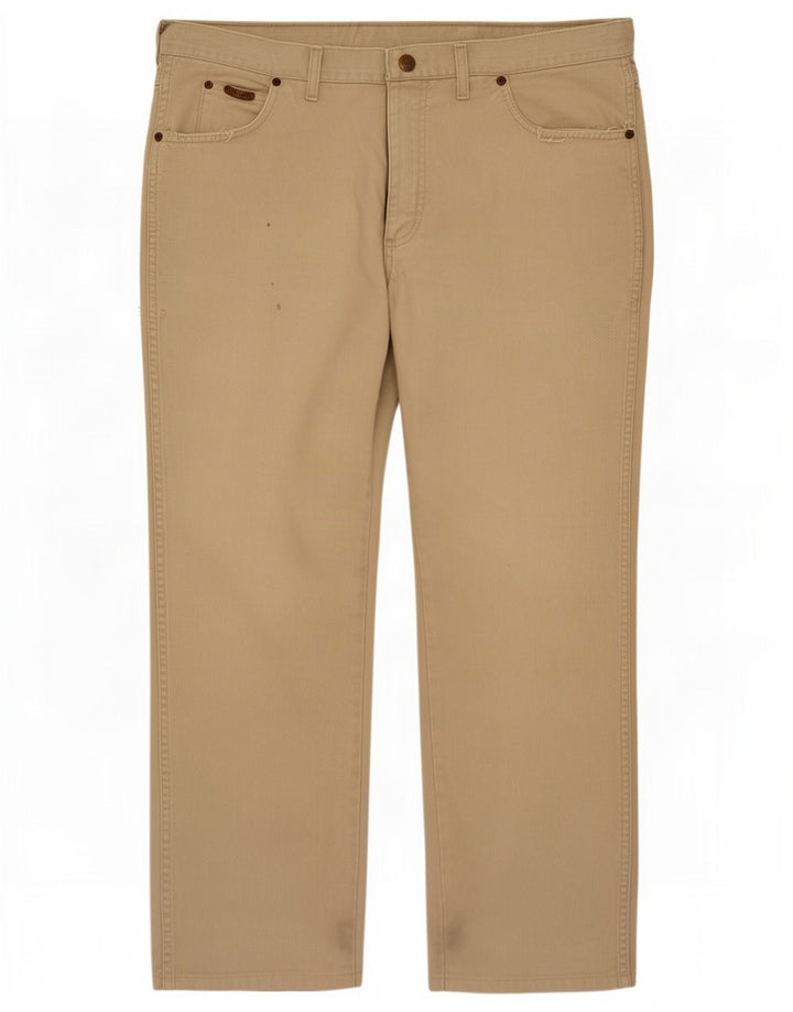 Jeans dritti da uomo Wrangler W36 L29 Beige