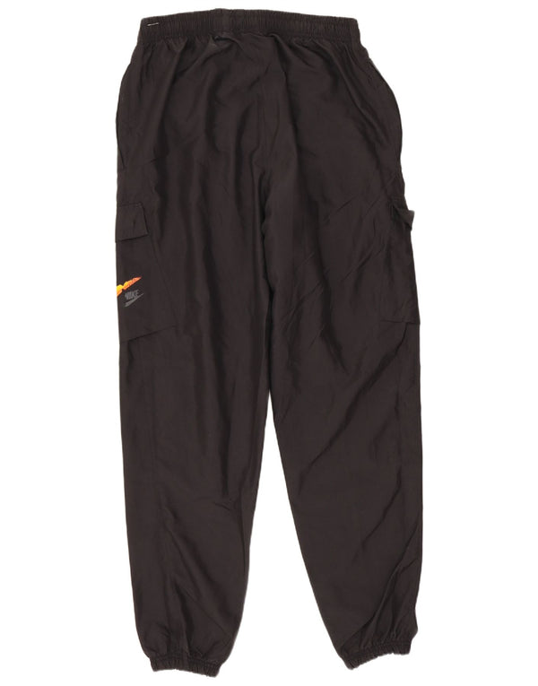 NIKE Pantaloni da tuta cargo con grafica da uomo Joggers medio poliestere nero
