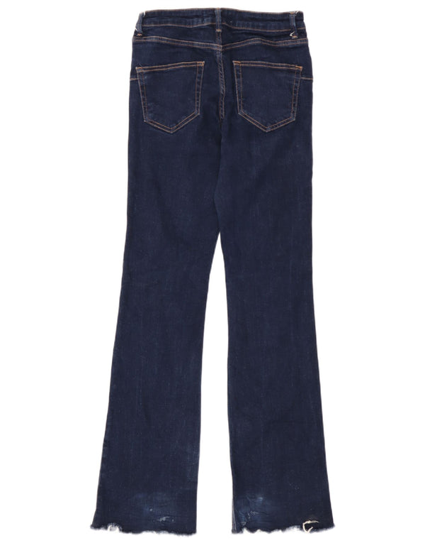 Jeans svasati da donna Zara EU 38 Small W28 L33 cotone blu