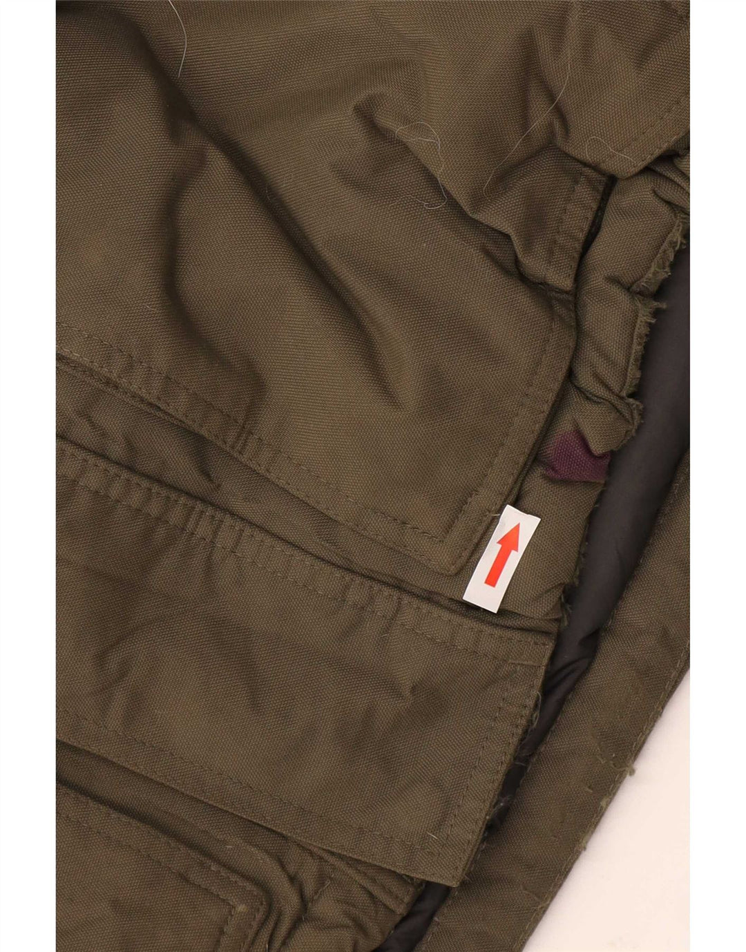 Giacca imbottita con cappuccio da uomo The North Face UK 38 nylon kaki medio