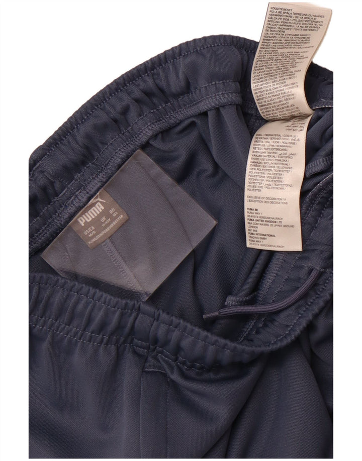 Pantaloni della tuta da ragazzo Puma 11-12 anni Poliestere color block blu navy