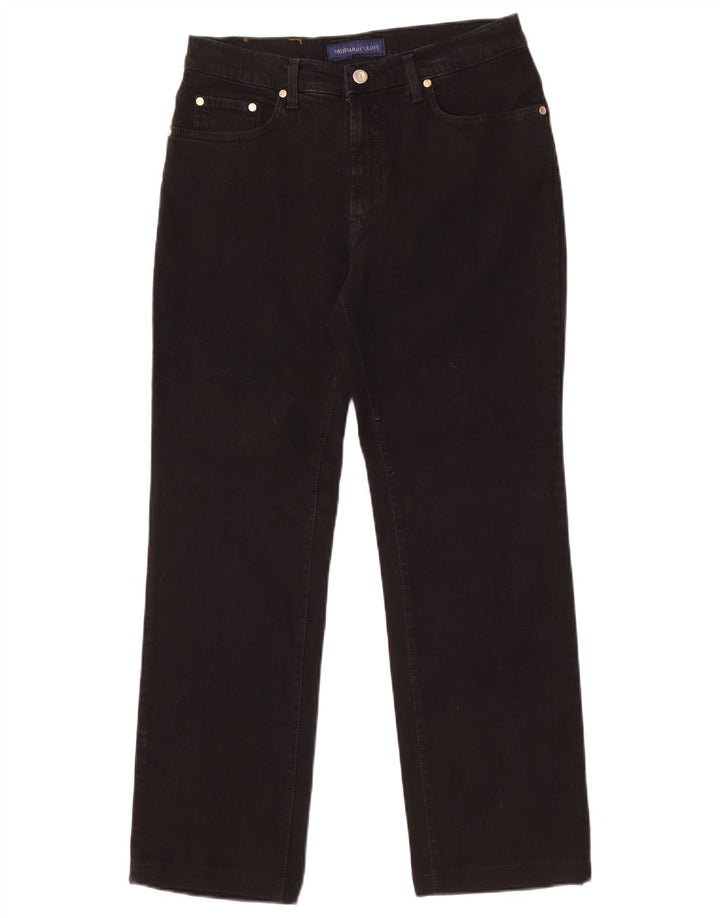 Jeans dritti da uomo Trussardi taglia 30 W30 L29 cotone nero