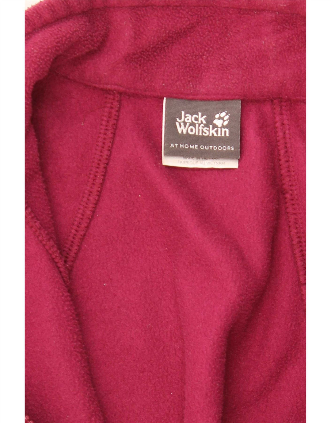 Giacca in pile da donna Jack Wolfskin UK 12/14 Poliestere rosa medio