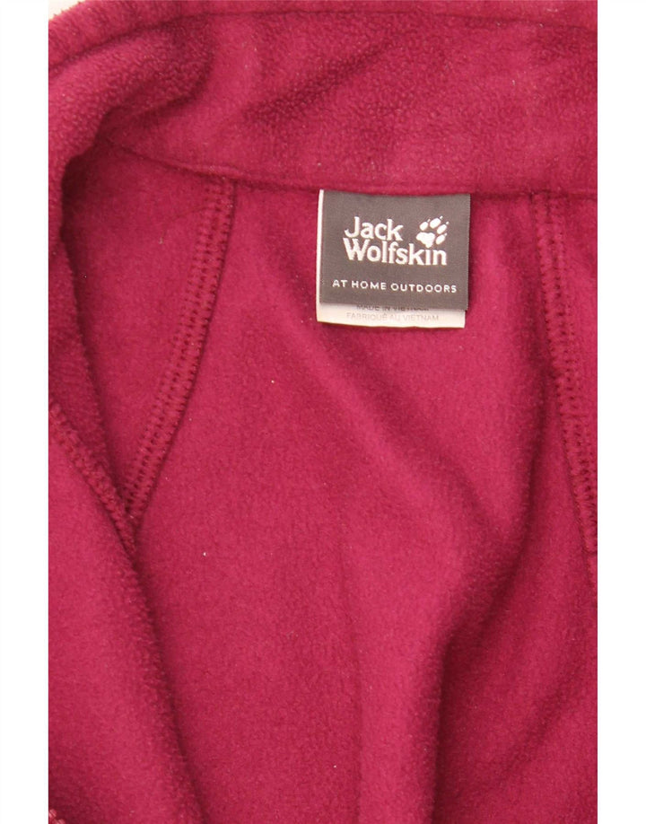 Giacca in pile da donna Jack Wolfskin UK 12/14 Poliestere rosa medio