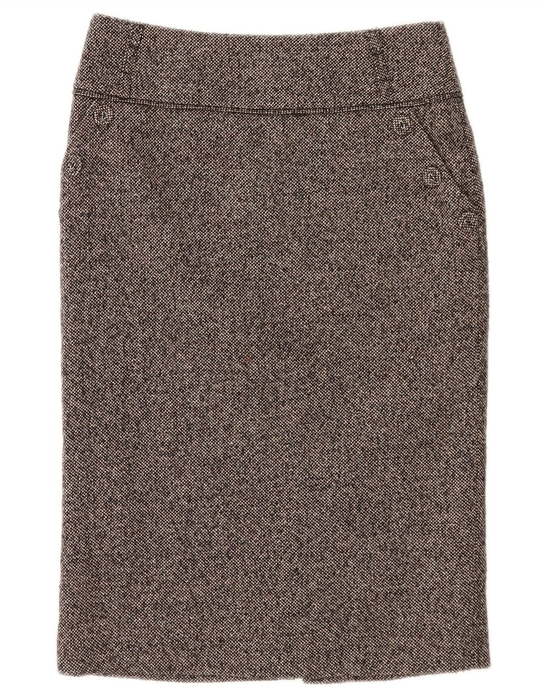 Gonna a tubino da donna Monsoon UK 8 piccola W30 grigia chiazzata