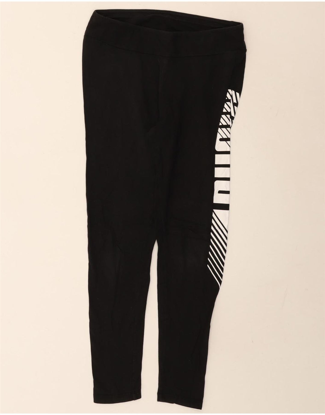 Leggings grafici da donna Puma UK 12 medio neri