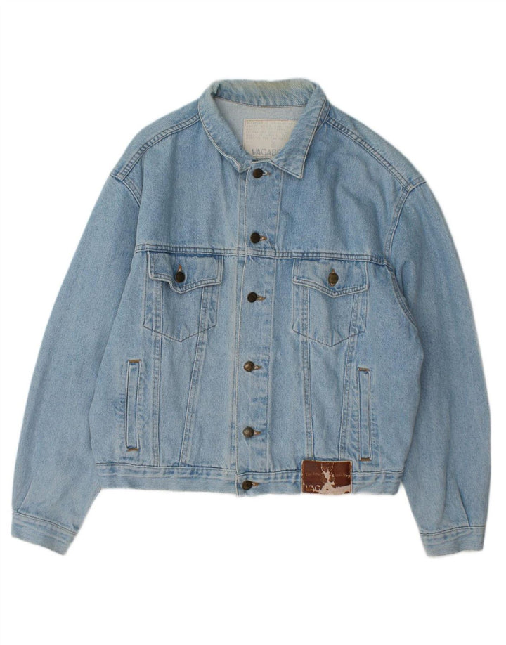 VAGABOND Mens Denim Jacket UK 40 Large Blue