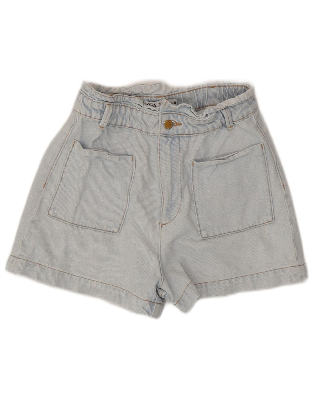 Pantaloncini di jeans da donna Zara EU 38 piccoli W28 blu