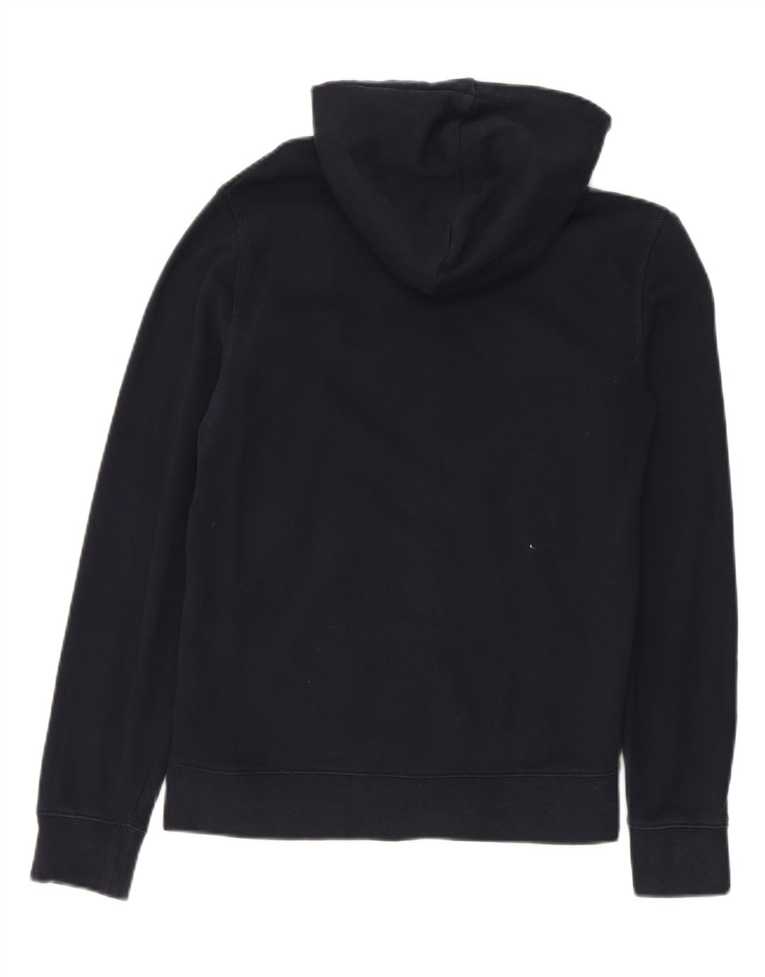 Maglione con cappuccio e zip da uomo Marks & Spencer piccolo in cotone blu navy