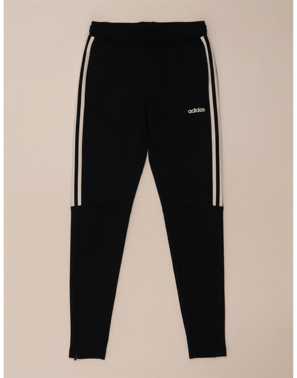 Pantaloni da tuta da donna Adidas UK 4/6 XS poliestere blu navy