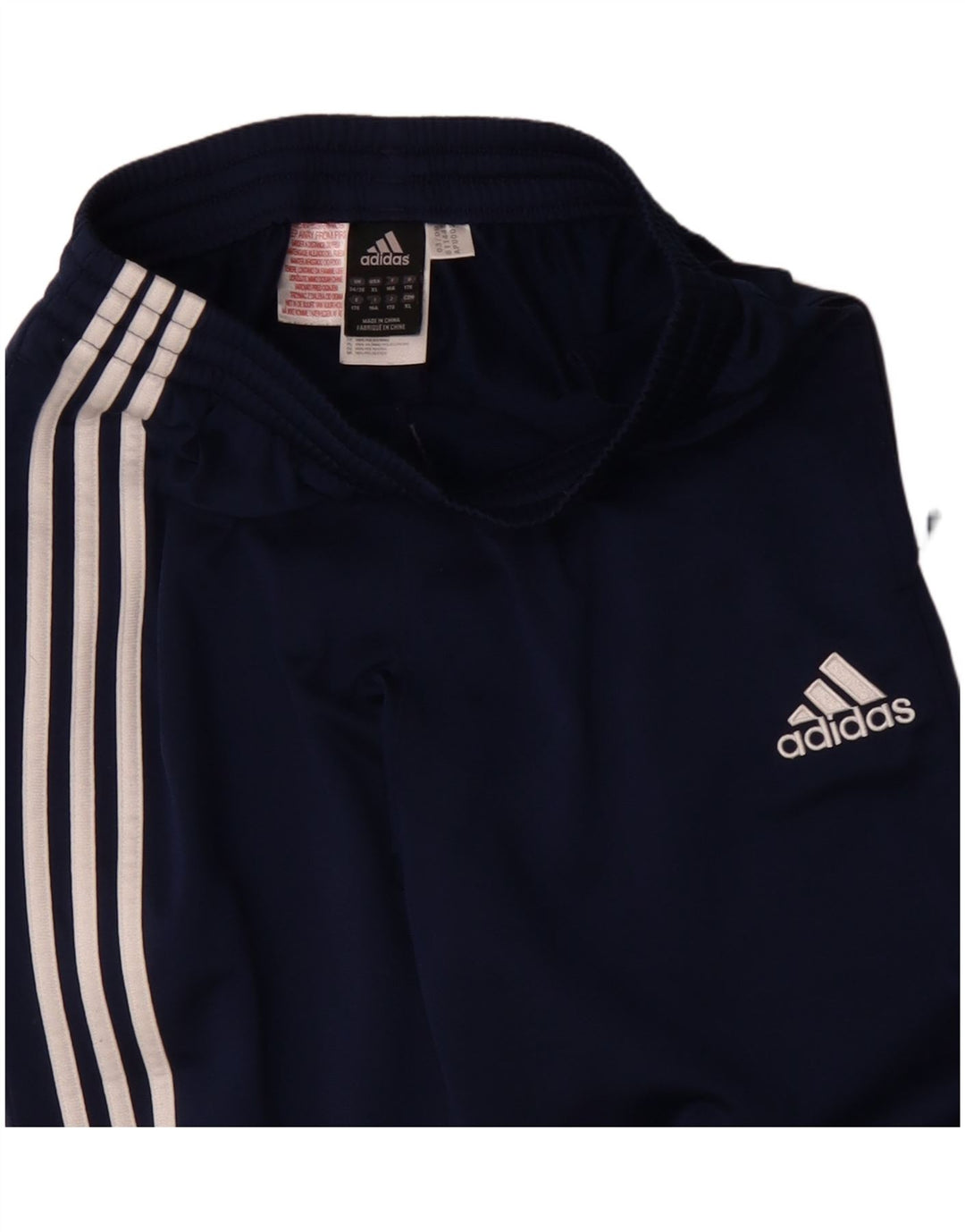 Pantaloni da tuta da ragazzo Adidas Joggers 15-16 anni in poliestere blu navy