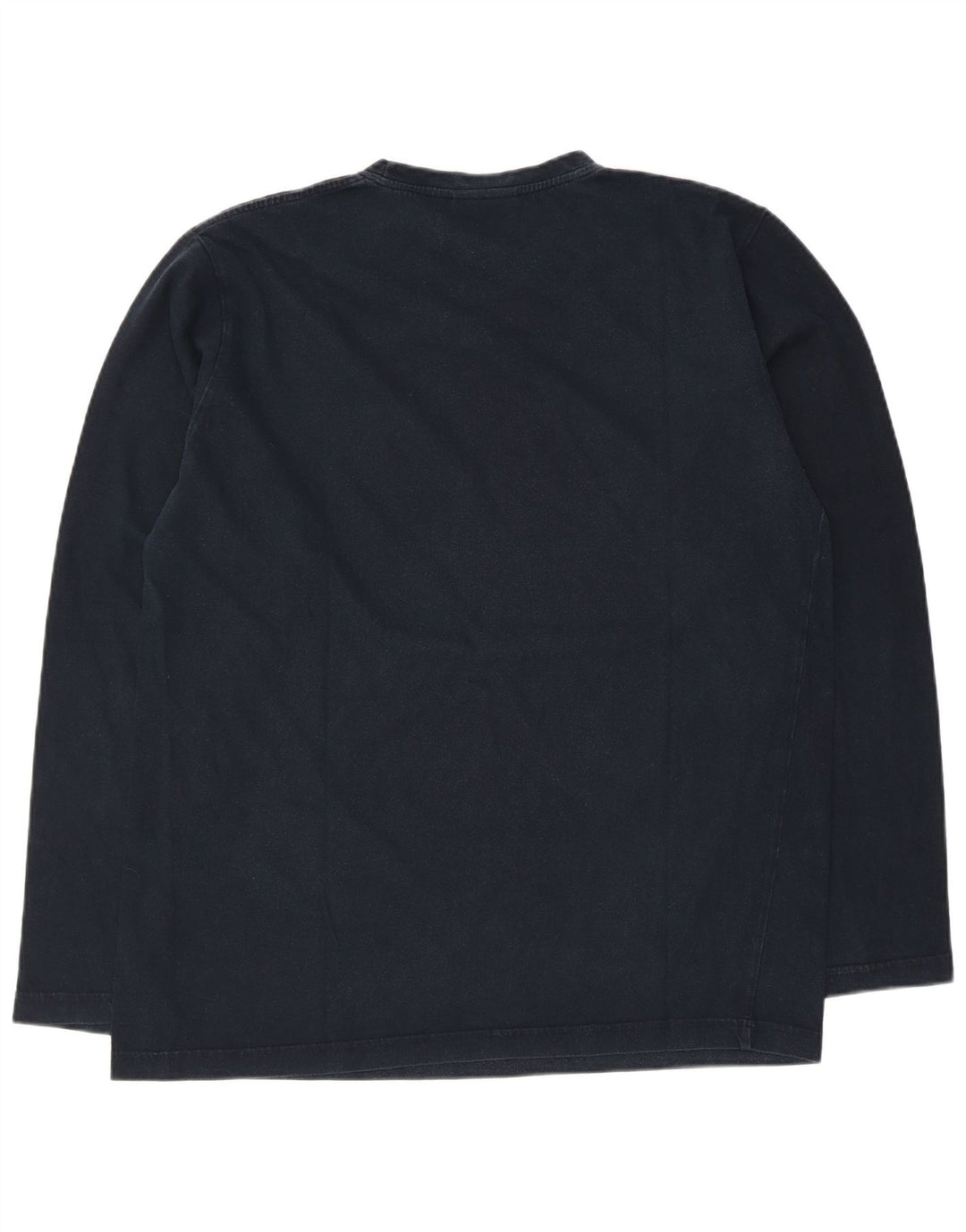 LOTTO Top da uomo a maniche lunghe XL in cotone blu navy