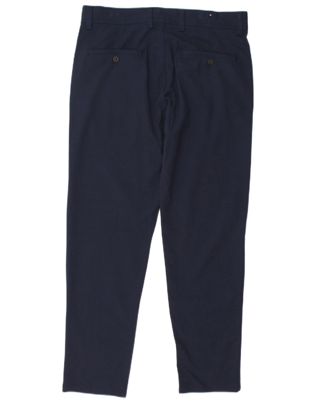 Pantaloni chino slim da uomo Zara EU 40 medio W31 L29 poliestere blu navy