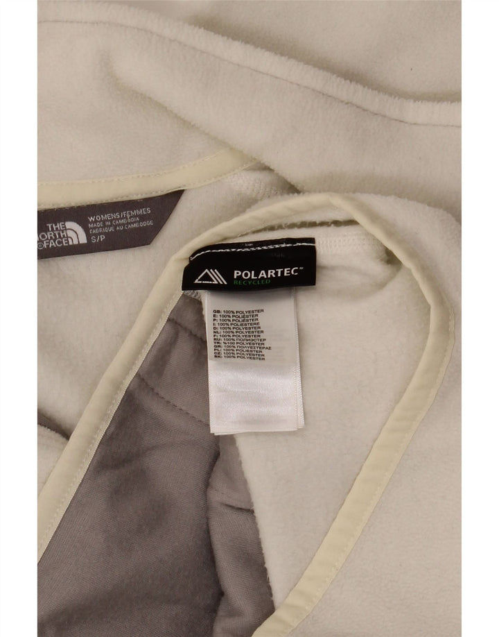Giacca in pile da donna The North Face UK 10 Small Poliestere bianco
