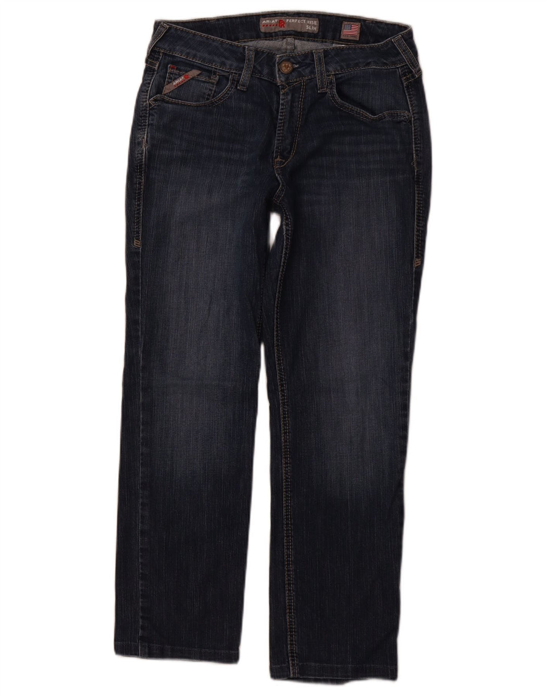 Jeans slim da donna ARIAT W27 L26 cotone blu navy