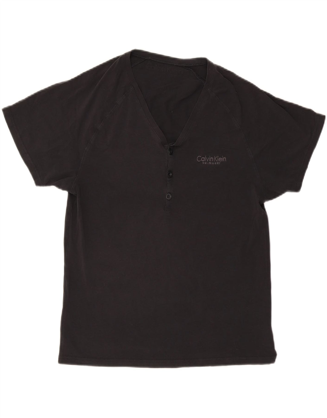 T-shirt da uomo Calvin Klein Top grande in cotone nero