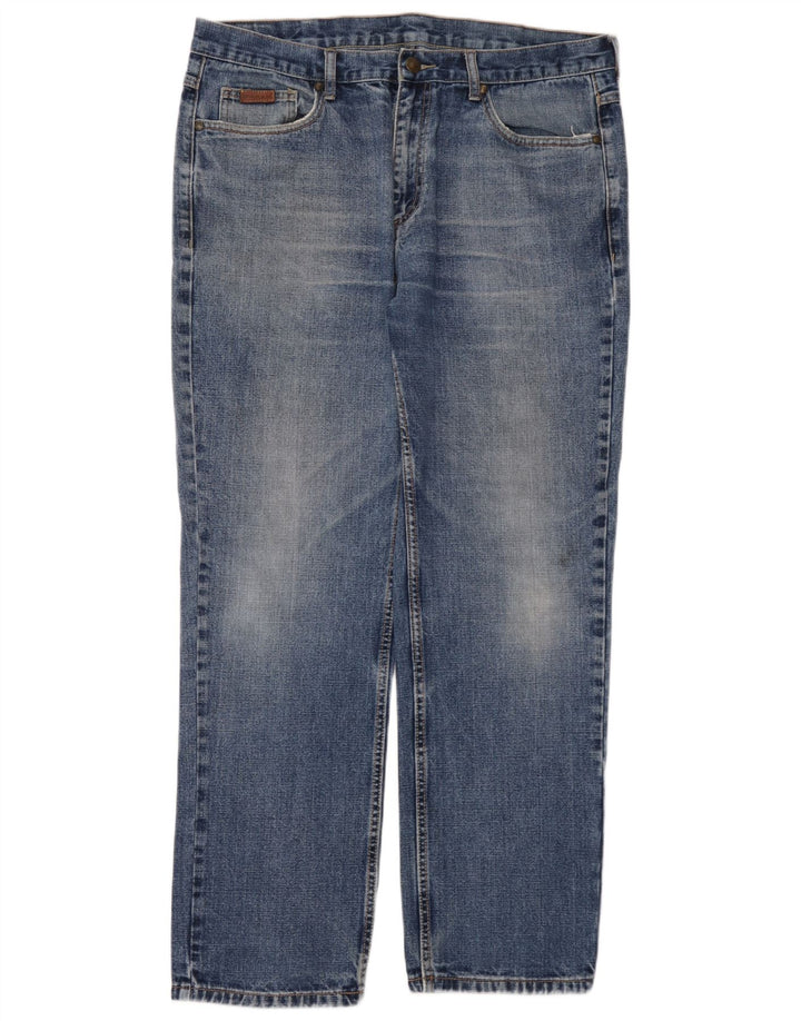 Jeans dritti da uomo Farah W38 L32 cotone blu