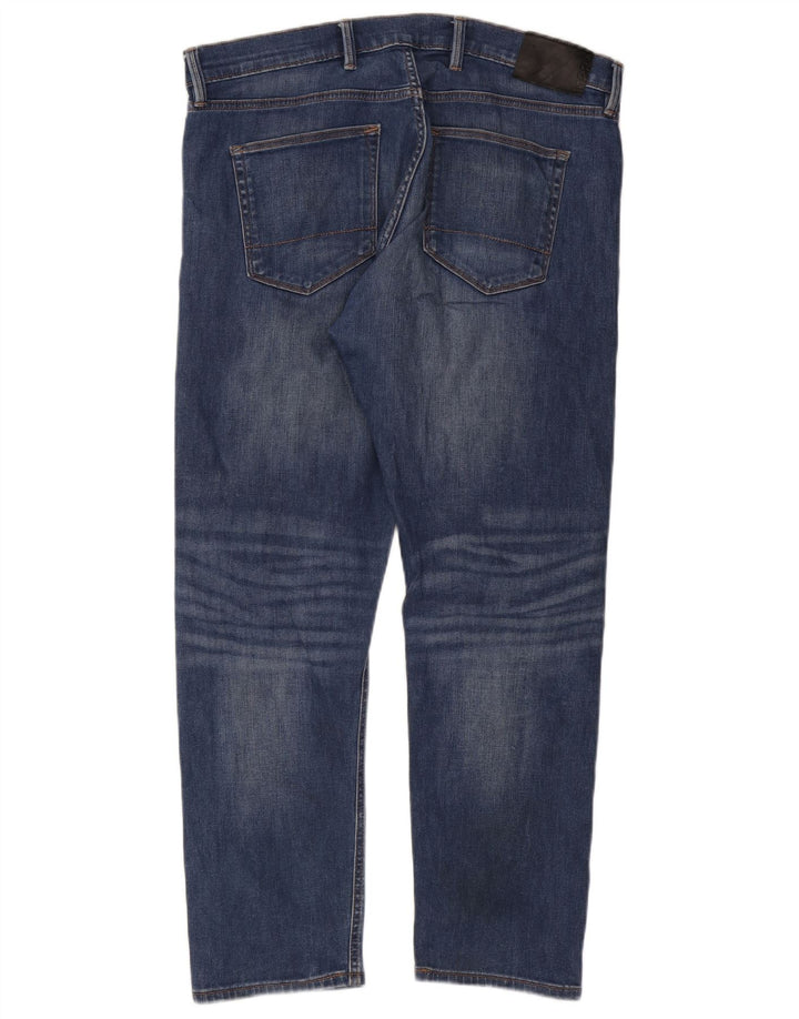 Jeans slim da uomo Marks & Spencer W38 L29 cotone blu
