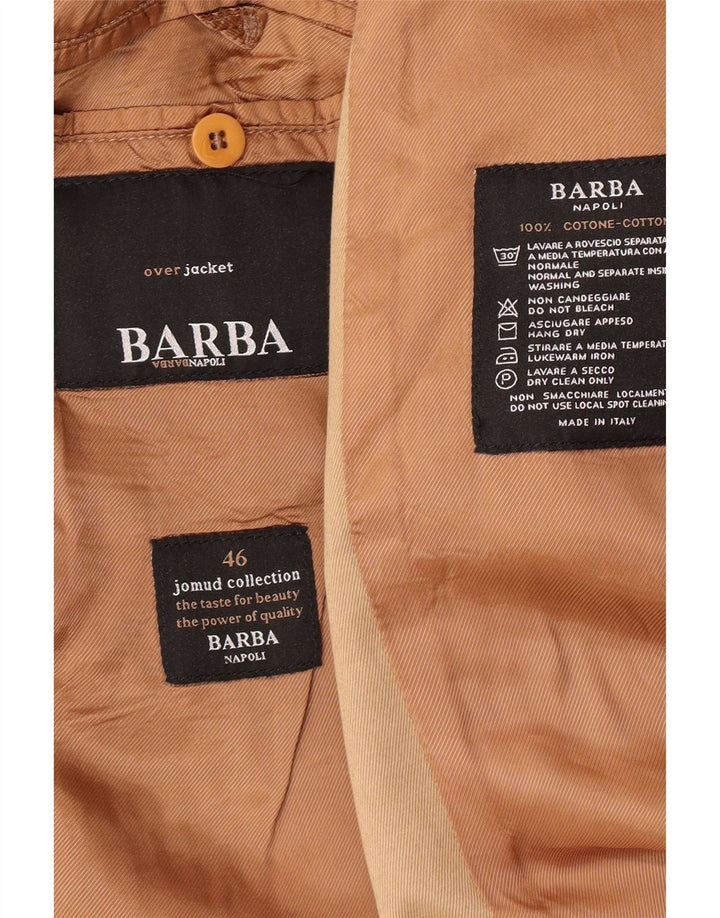Cappotto Barba Uomo IT 46 Small Cotone Beige