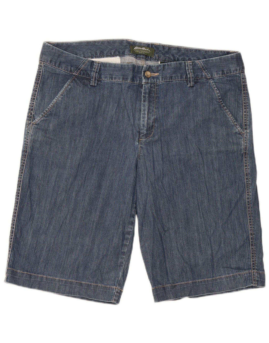 Pantaloncini di jeans da donna EDDIE BAUER US 14 XL W36 Cotone blu