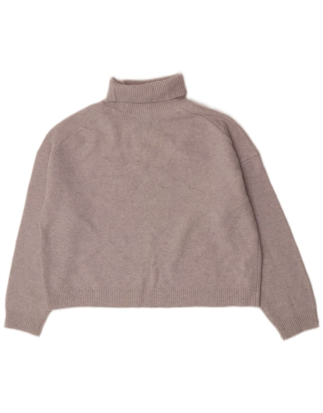 Massimo Dutti Maglione maglione oversize da donna con collo alto UK 6 XS Lana grigia