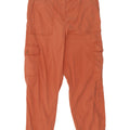 Pantaloni cargo corti Marks & Spencer da donna UK 14 Large W32 L26 Arancioni