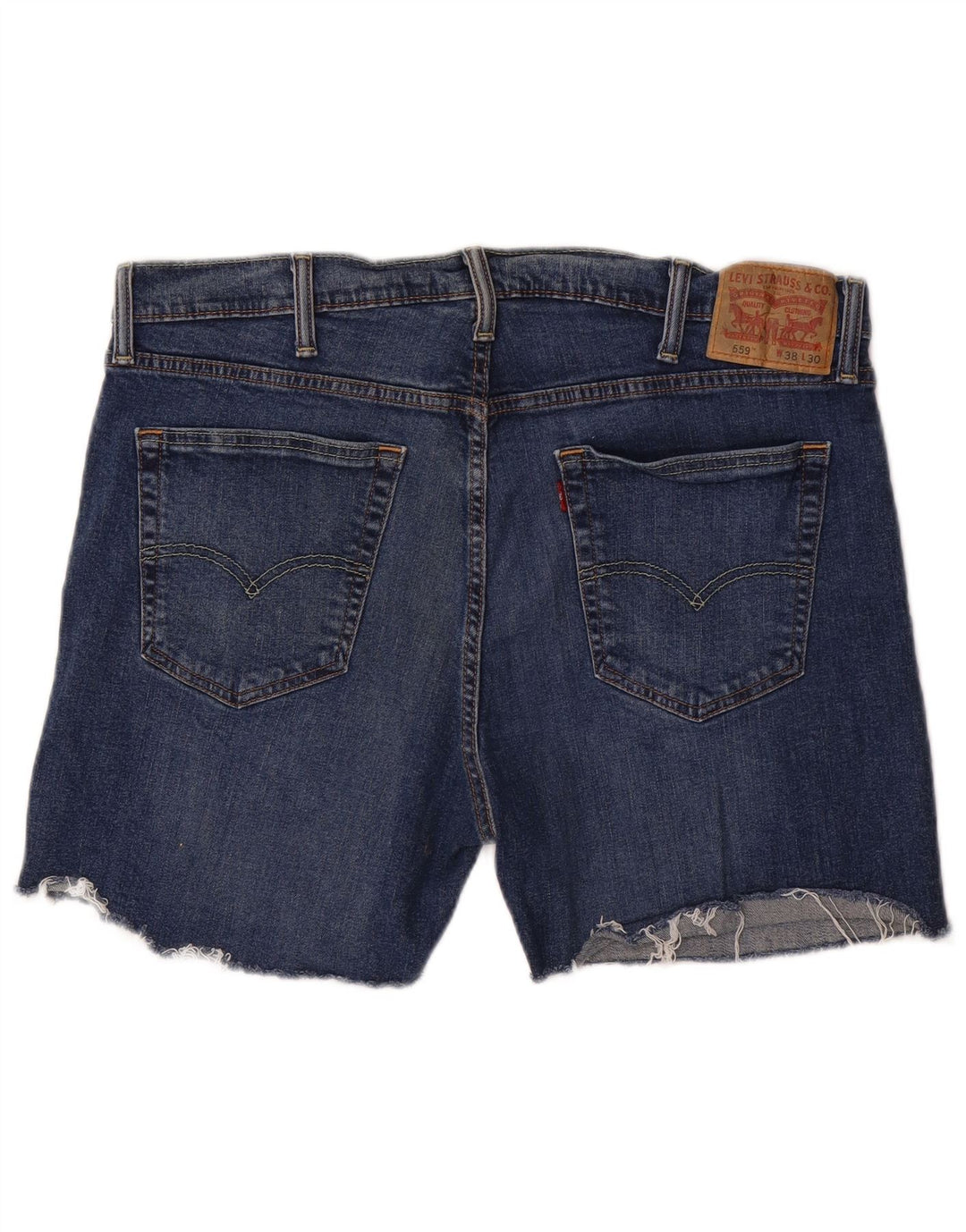 LEVI'S Pantaloncini di jeans 559 da uomo W38 XL Cotone blu