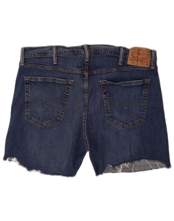 LEVI'S Pantaloncini di jeans 559 da uomo W38 XL Cotone blu