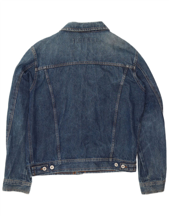 X-CAPE Mens Denim Jacket UK 38 Medium Blue Cotton