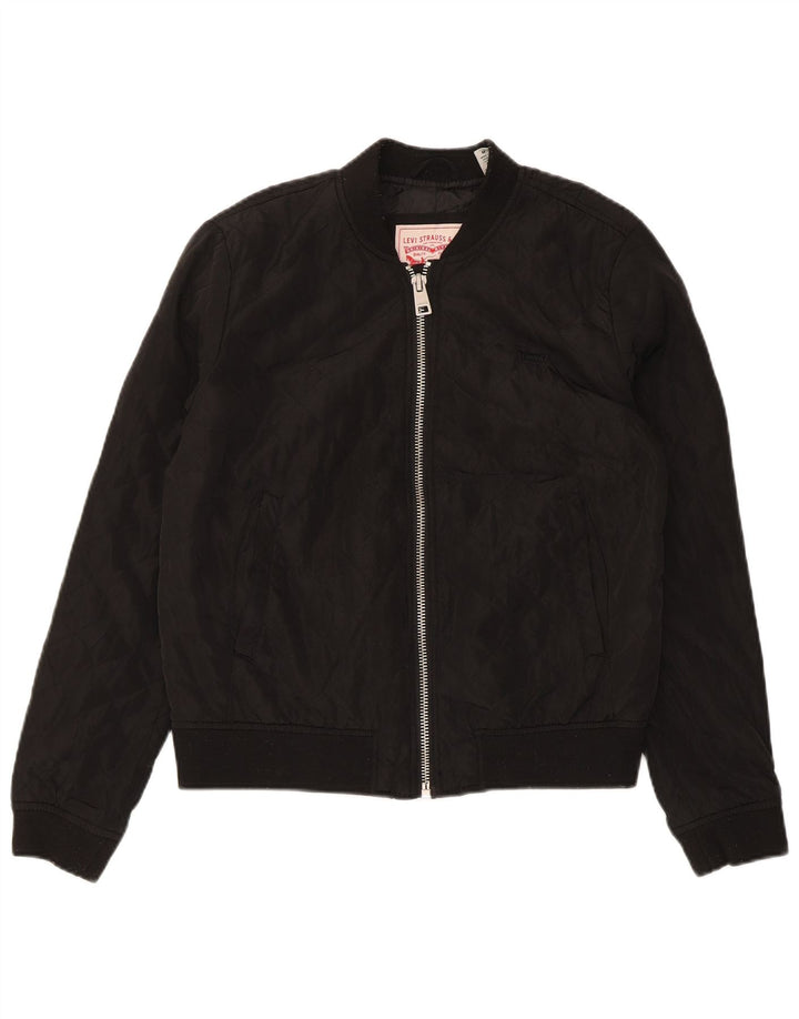 Giacca bomber da donna Levi's UK 14 poliestere nero medio