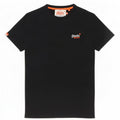 T-shirt da uomo Superdry Top in cotone nero medio