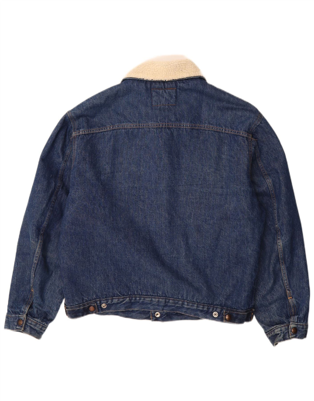 Giacca da uomo in denim sherpa Roy Rogers UK 40 grande blu