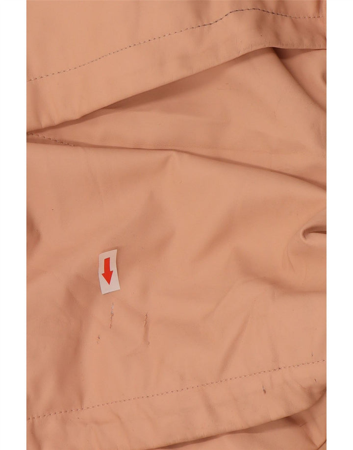 Impermeabile con cappuccio da donna Zara UK 10 piccolo poliuretano rosa