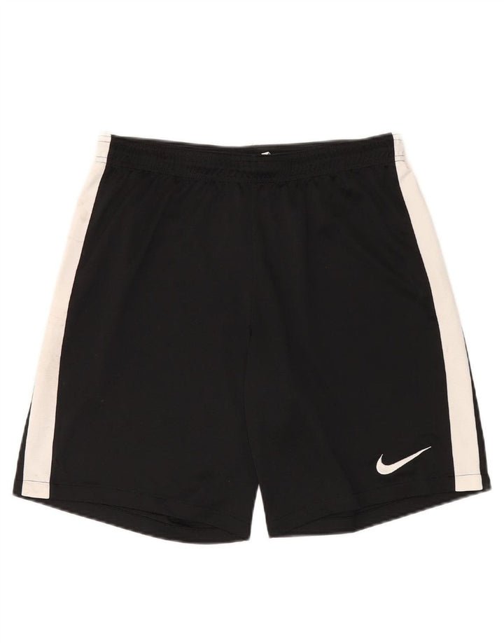 NIKE Mens Dri Fit Sport Shorts Medium  Black Colourblock Polyester