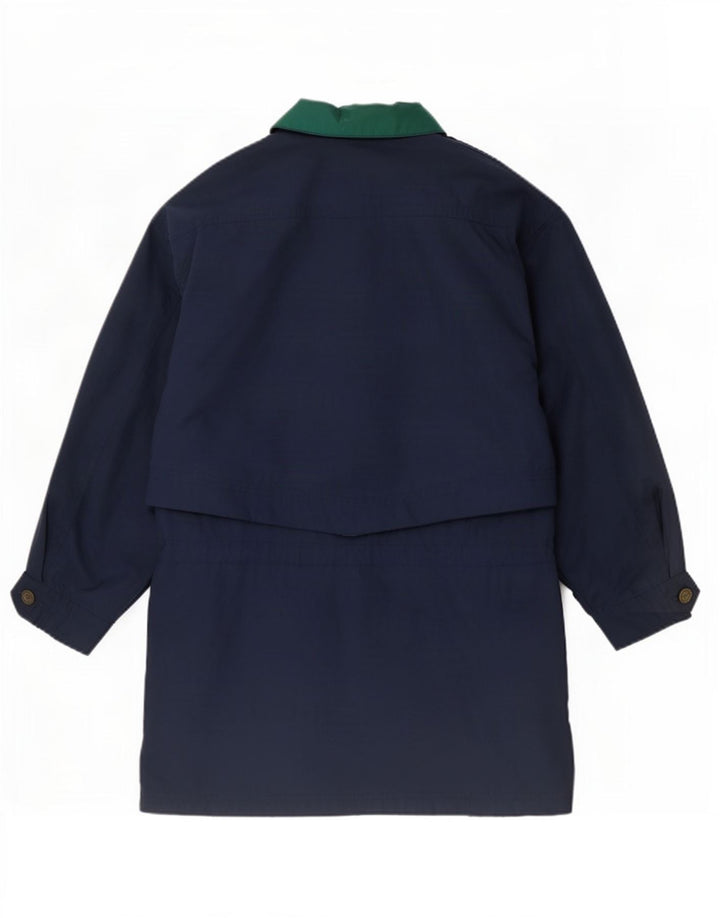 Impermeabile oversize da donna St. Bernard UK 10 piccolo poliestere blu navy