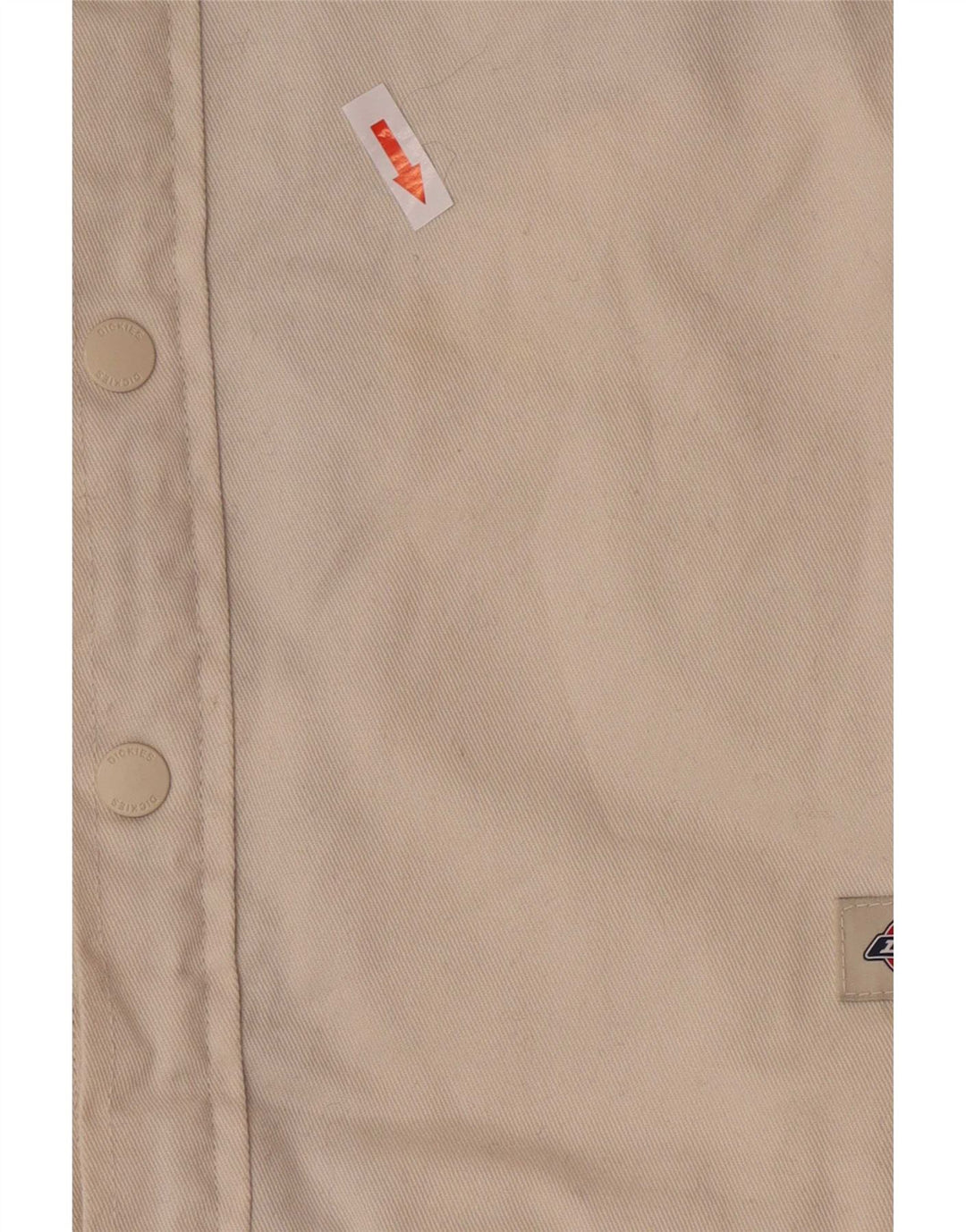Dickies Giacca da uomo in denim sherpa UK 36 piccola in poliestere beige