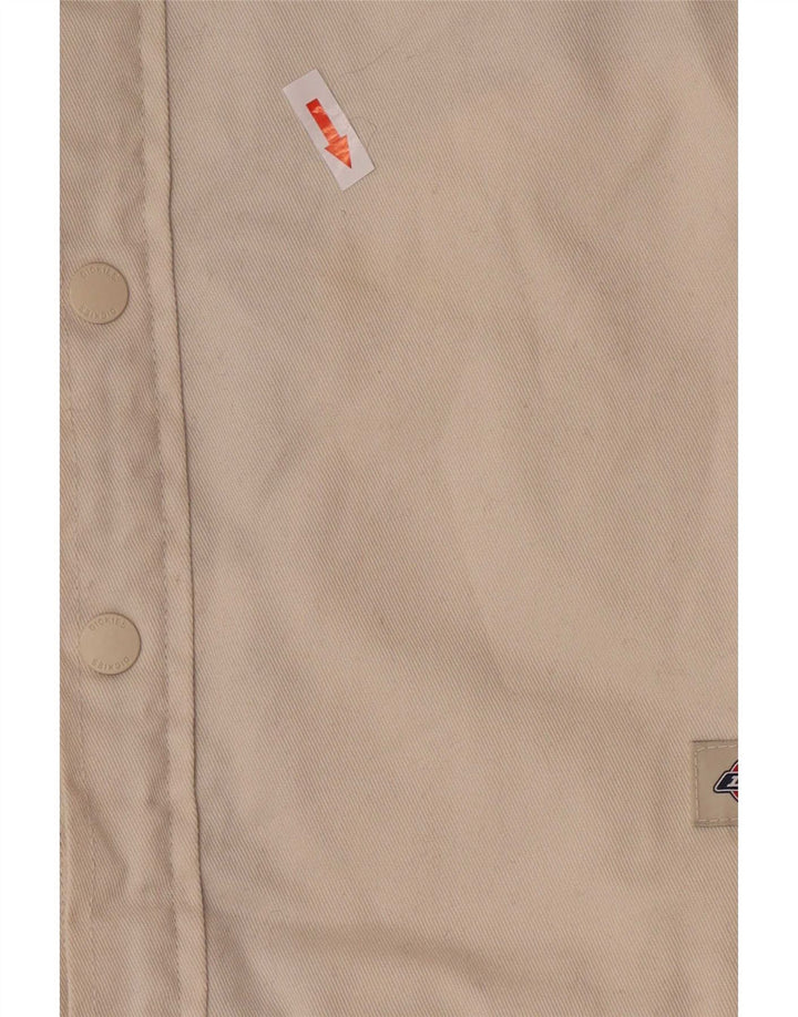 Dickies Giacca da uomo in denim sherpa UK 36 piccola in poliestere beige