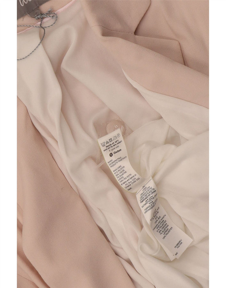 Giacca blazer aperta con maniche a 3/4 Marks & Spencer da donna UK 12 Rosa medio