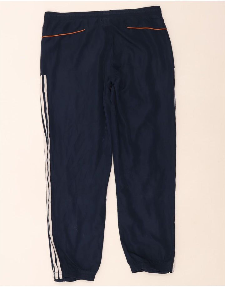Pantaloni da tuta da uomo Adidas Joggers UK 40/42 Poliestere blu navy medio