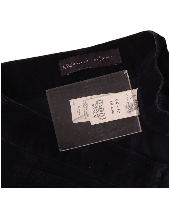 Pantaloni corti da donna Marks & Spencer Bootcut UK 12 Medium W32 L25 Navy B