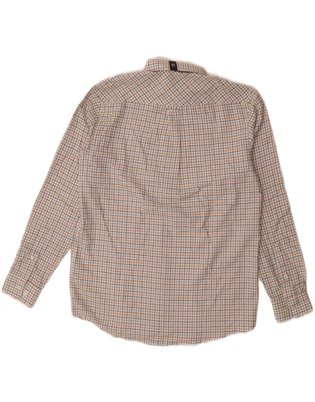 Camicia da uomo in flanella James Pringle Poliestere a quadri bianco sporco medio