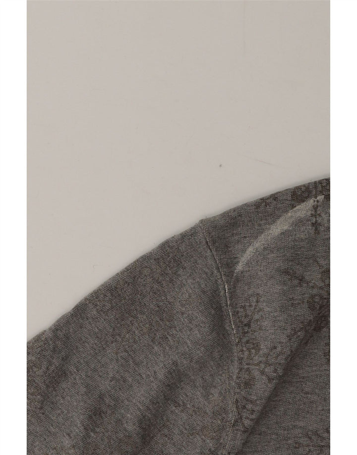 Felpa da uomo Vans in cotone floreale grigio medio