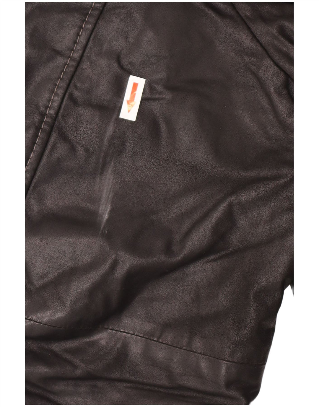 Cappotto in pelle vintage da uomo IT 58 4XL Pelle nera