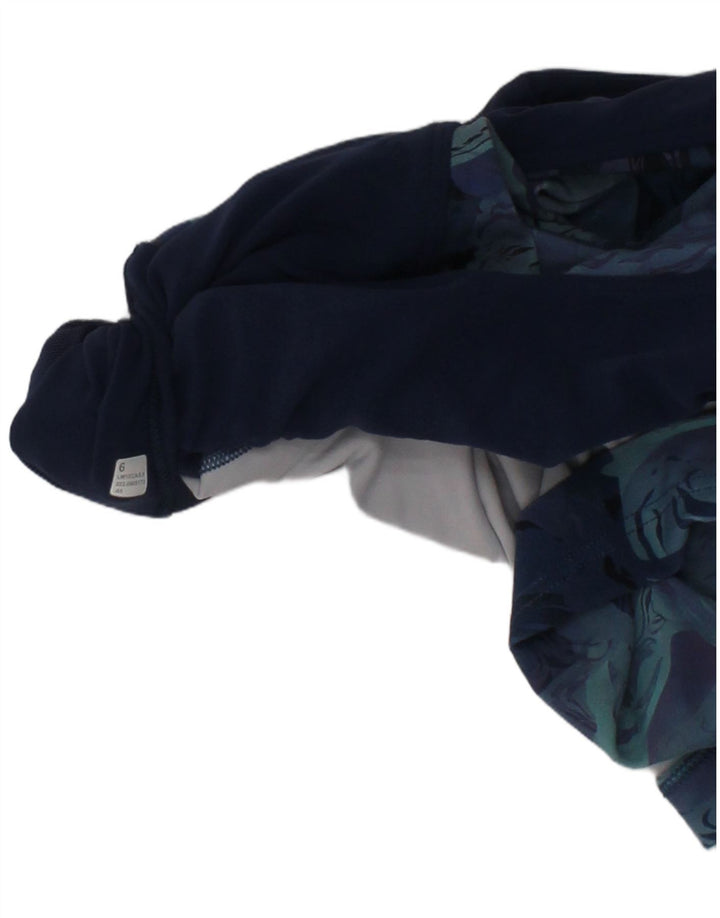 Reggiseno sportivo da donna Lululemon Top US 6 Blu medio floreale