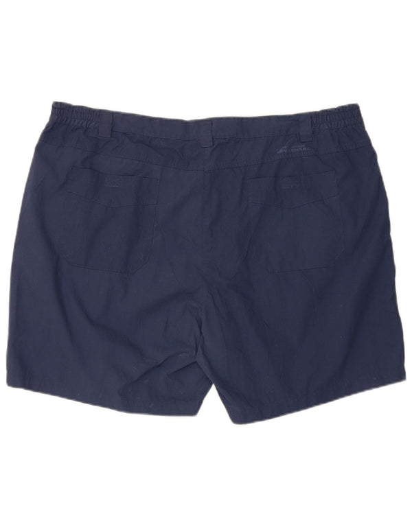 Pantaloncini casual a vita alta da donna Mountain Warehouse W44 3XL Blu navy