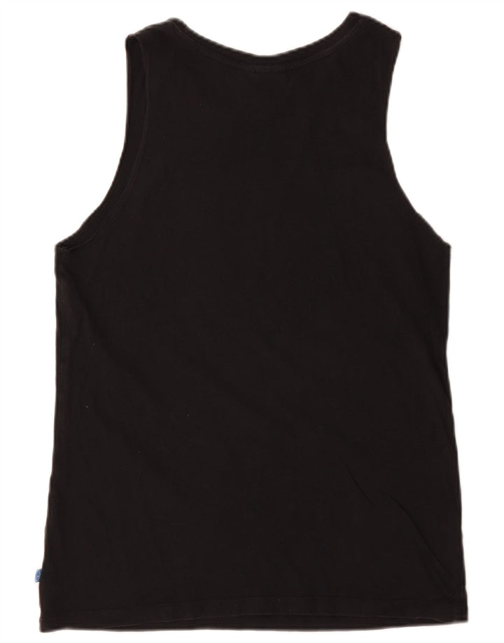 Canotta grafica da donna Adidas UK 8 piccola nera