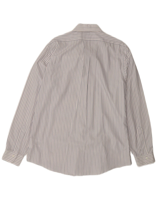 Camicia Regent da uomo Brooks Brothers taglia 16 grande cotone a righe bianche